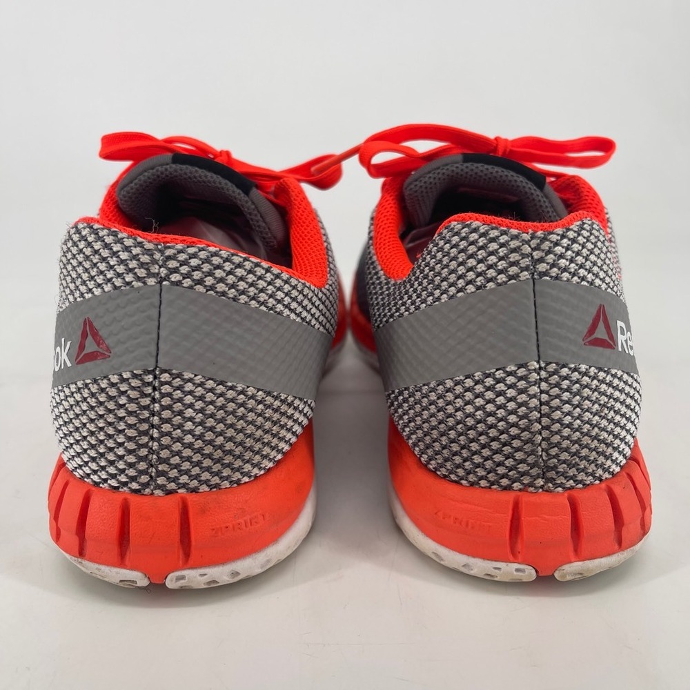 Reebok  Running Jogging Shoes MENS AQ9667 Gray Orange Low Top Lace Up SIZE 6 - Picture 4 of 8